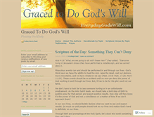 Tablet Screenshot of everydaygodswill.com